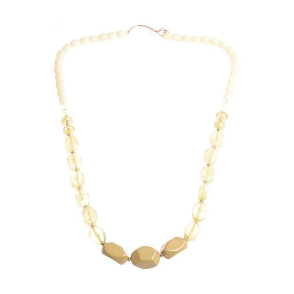 COLLAR LARGO CUENTAS RESINA