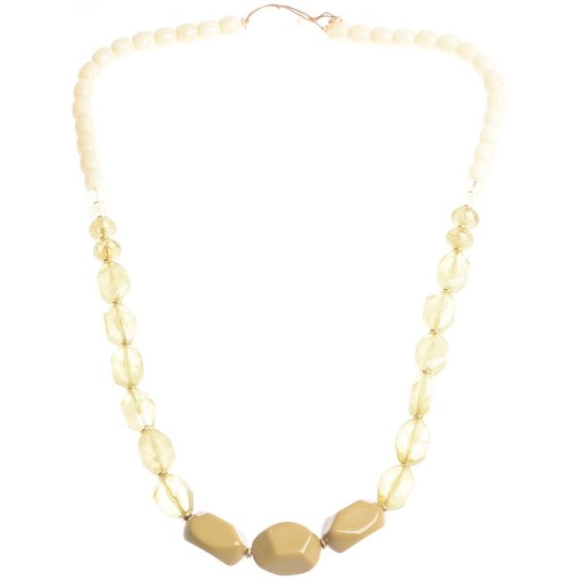 COLLAR LARGO CUENTAS RESINA