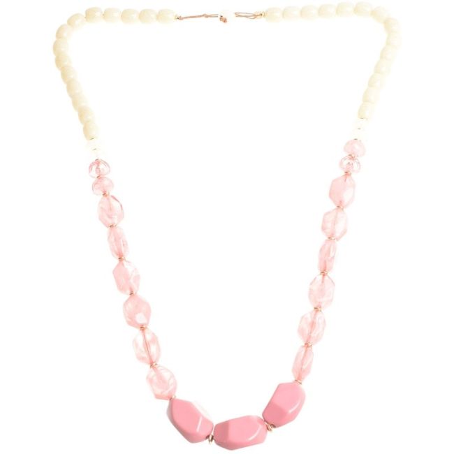 COLLAR LARGO CUENTAS RESINA