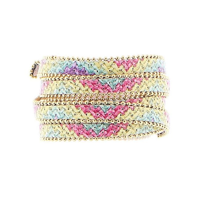 PULSERA 5 VUELTAS ESTAMPADA