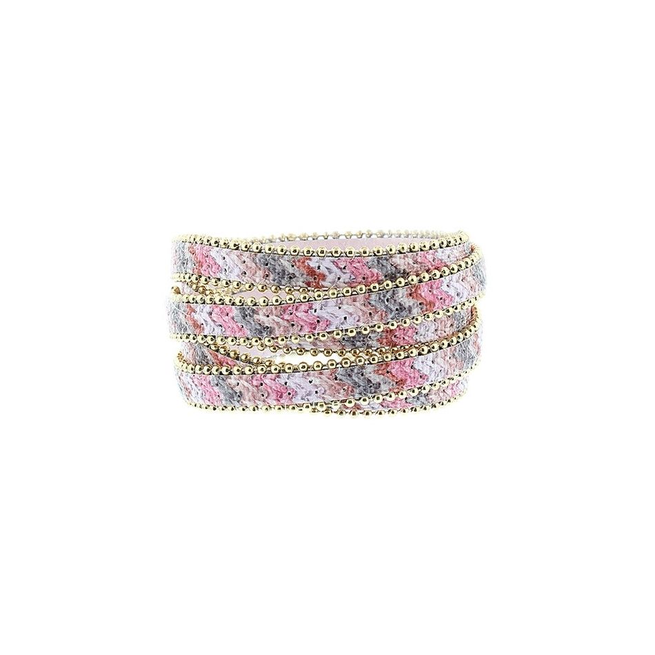 5 TURNS PRINTED BRACELET