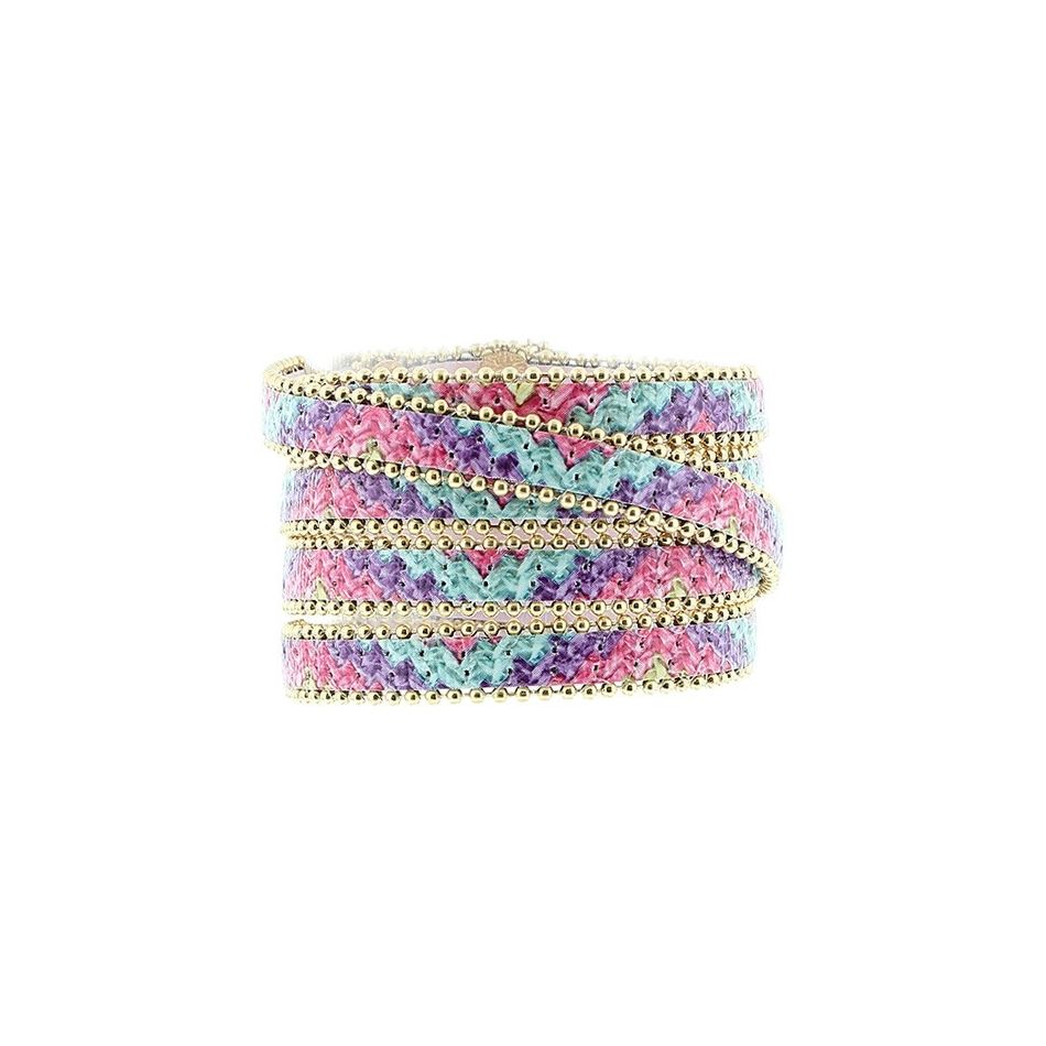 5 TURNS PRINTED BRACELET