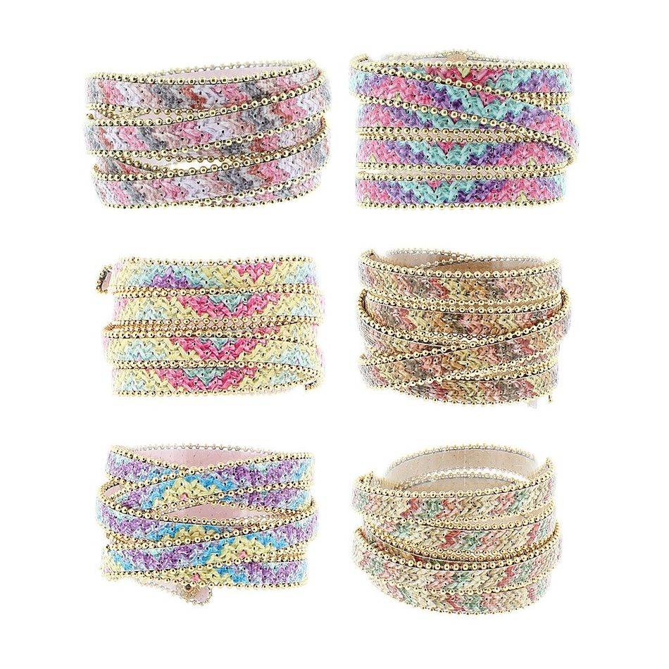 5 TURNS PRINTED BRACELET