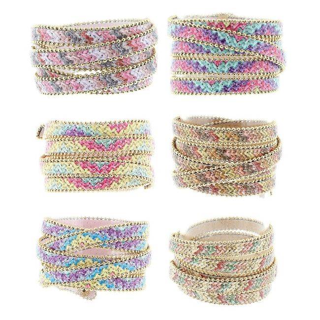 PULSERA 5 VUELTAS ESTAMPADA