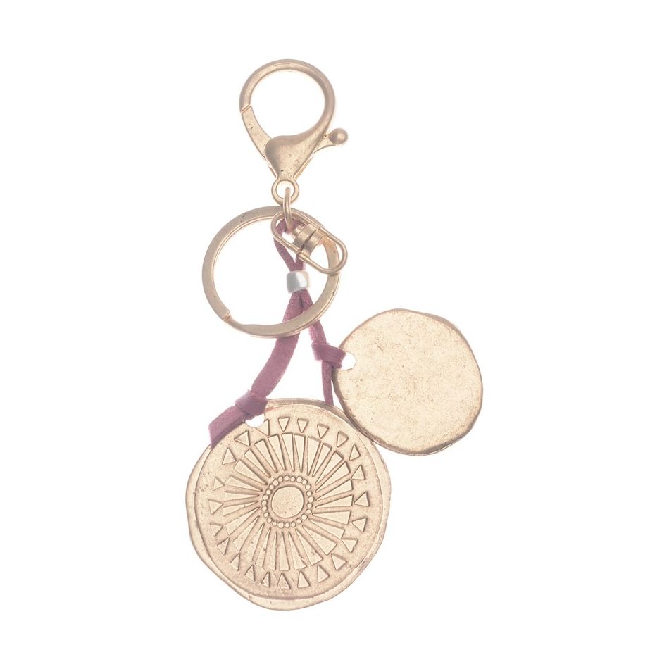 DOUBLE METAL KEYRING