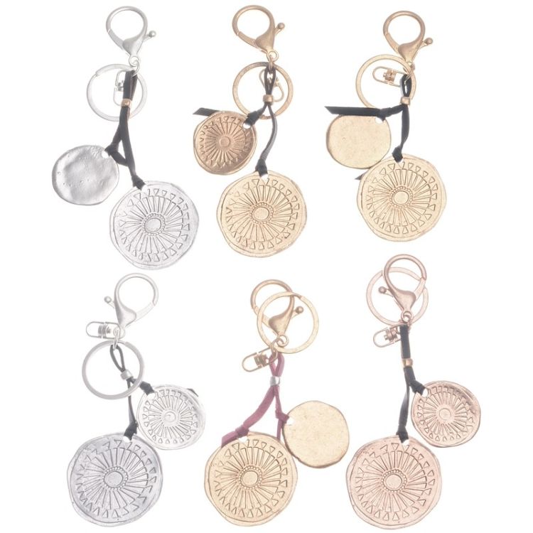 DOUBLE METAL KEYRING 2