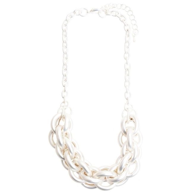 METAL CHAINS SHORT NECKLACE