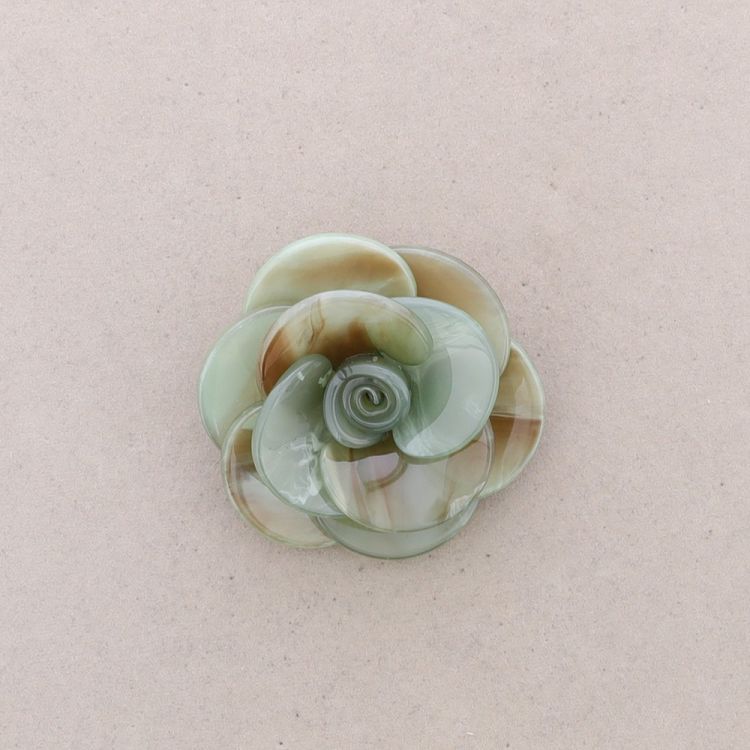 BROCHE FLOR RESINA