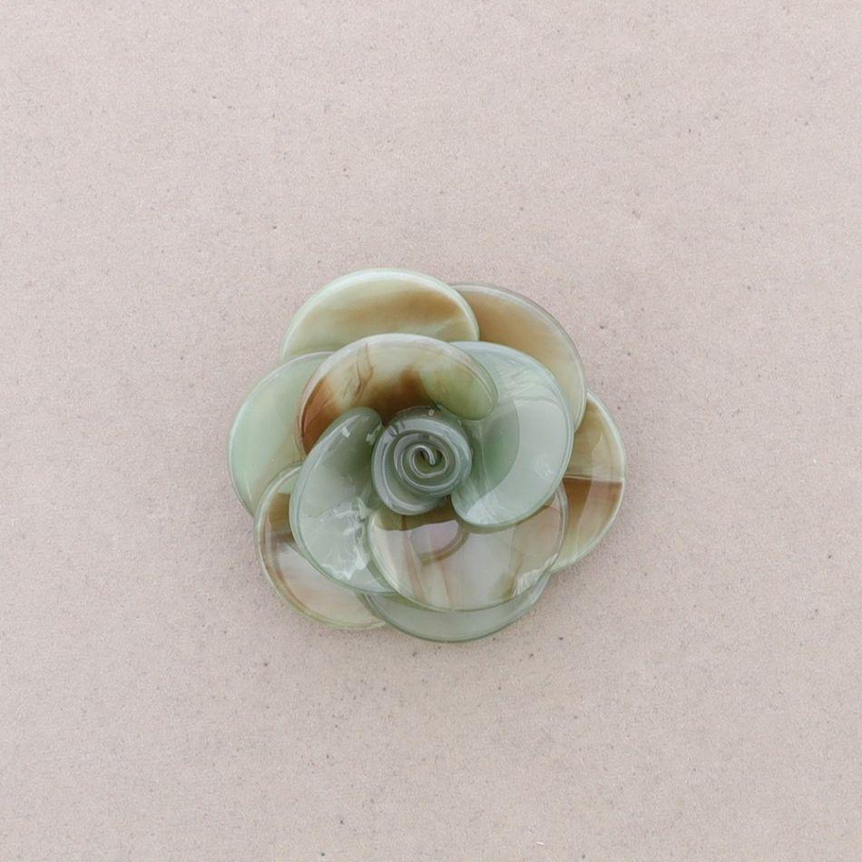 BROCHE FLOR RESINA