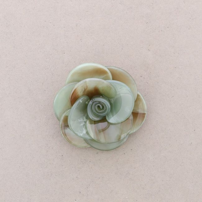 RESIN FLOWER BROOCH