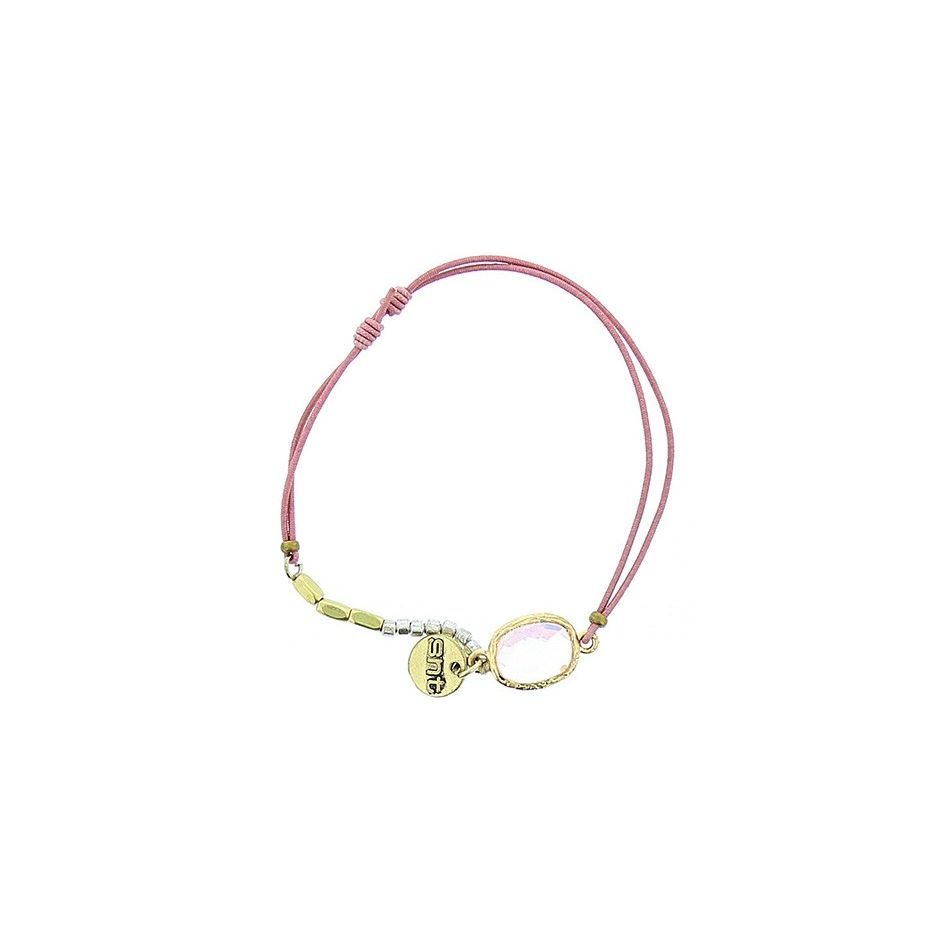 FACETED CRYSTAL ELASTIC BRACELET