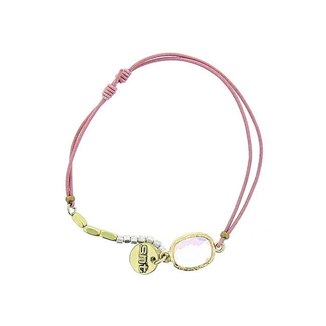 FACETED CRYSTAL ELASTIC BRACELET