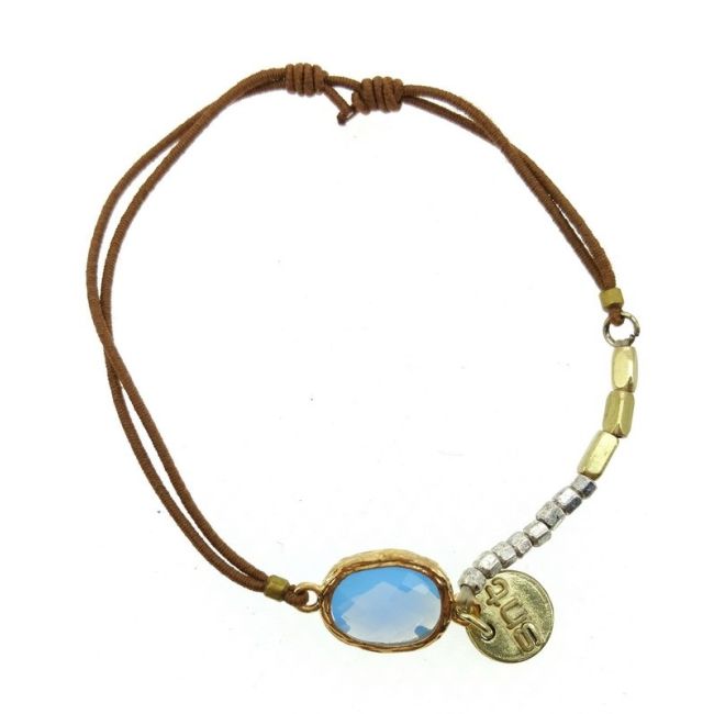 PULSERA GOMITA CRISTAL FACETADO