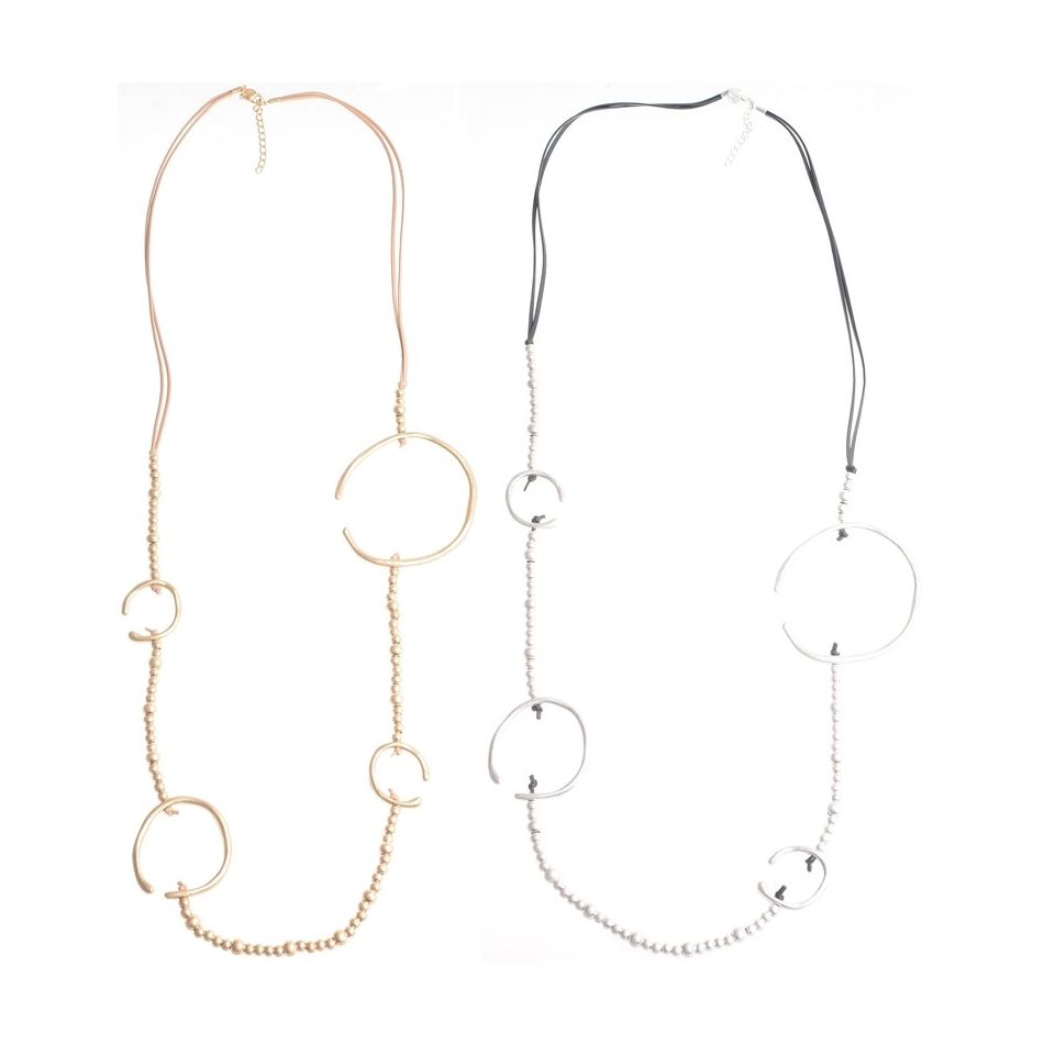 COLLAR LARGO CUENTAS FORMA C