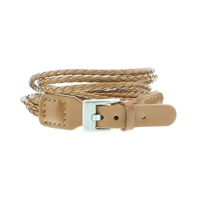 MEN'S DOUBLE ROUND LEATHER BRACELET
