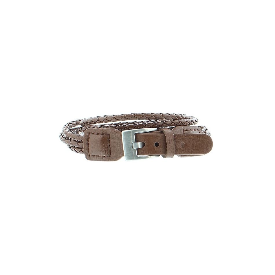MEN'S DOUBLE ROUND LEATHER BRACELET