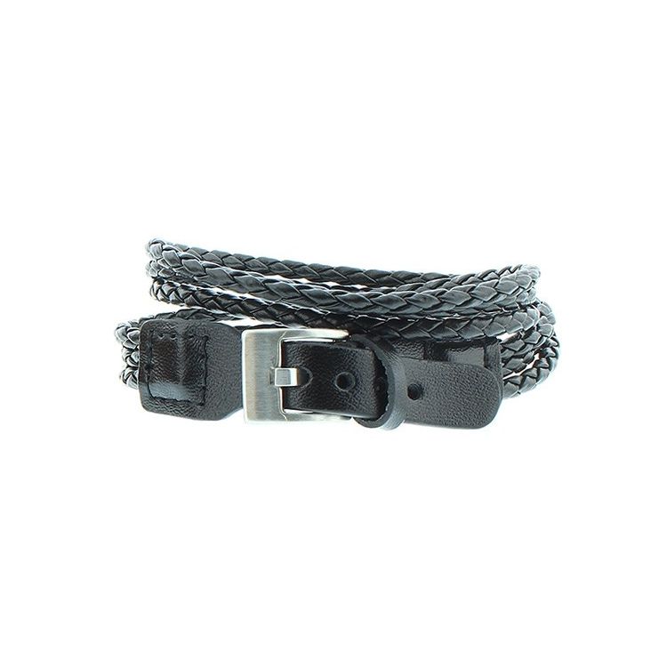PULSERA HOMBRE CUERO DOBLE VUELTA 2