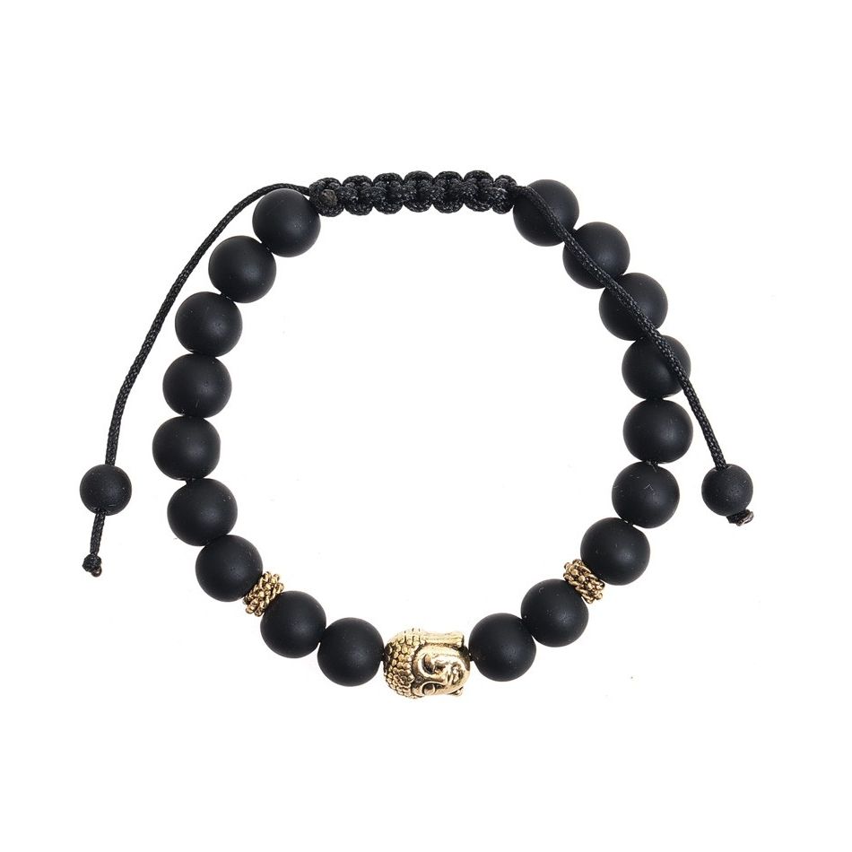 PULSERA ABALORIO MACRAMÉ CUENTAS