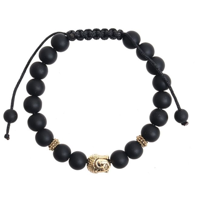 PULSERA ABALORIO MACRAMÉ CUENTAS