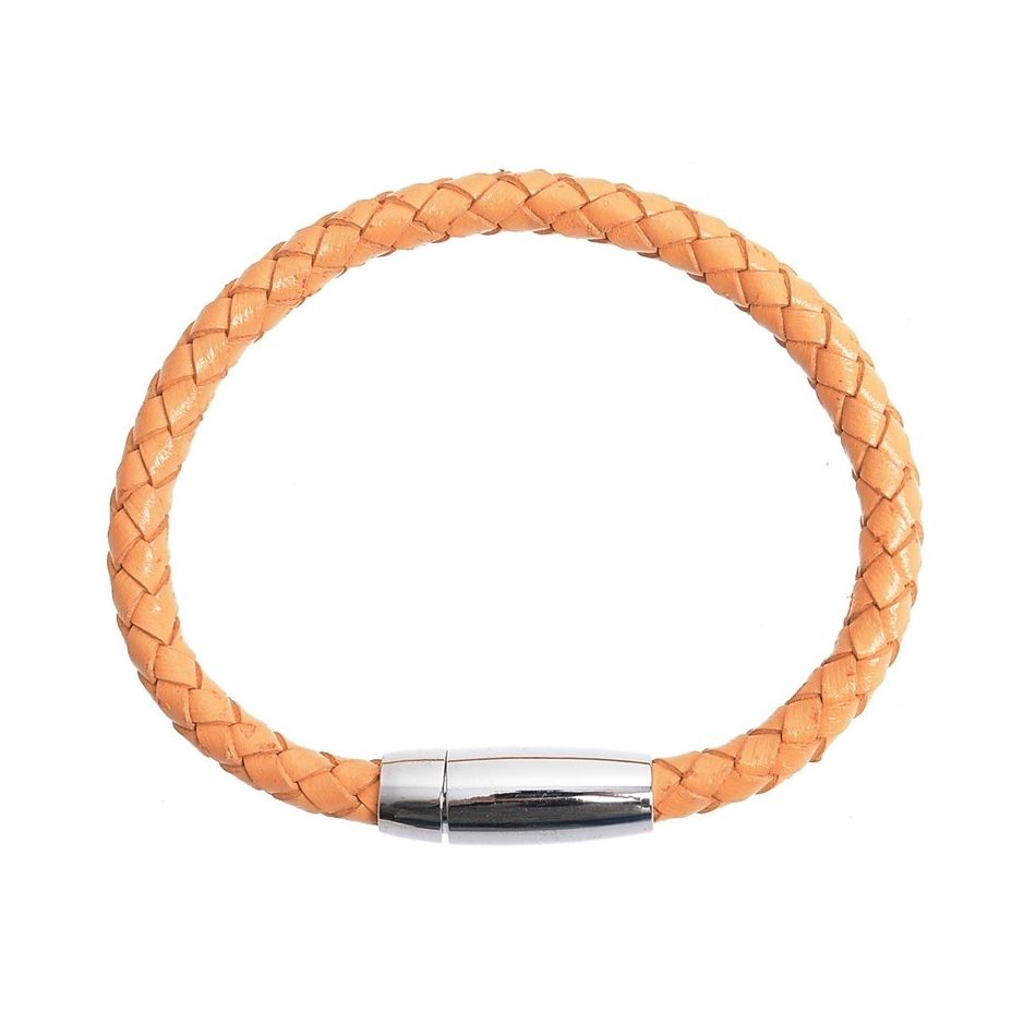 MAN LEATHER MAGNET BRACELET