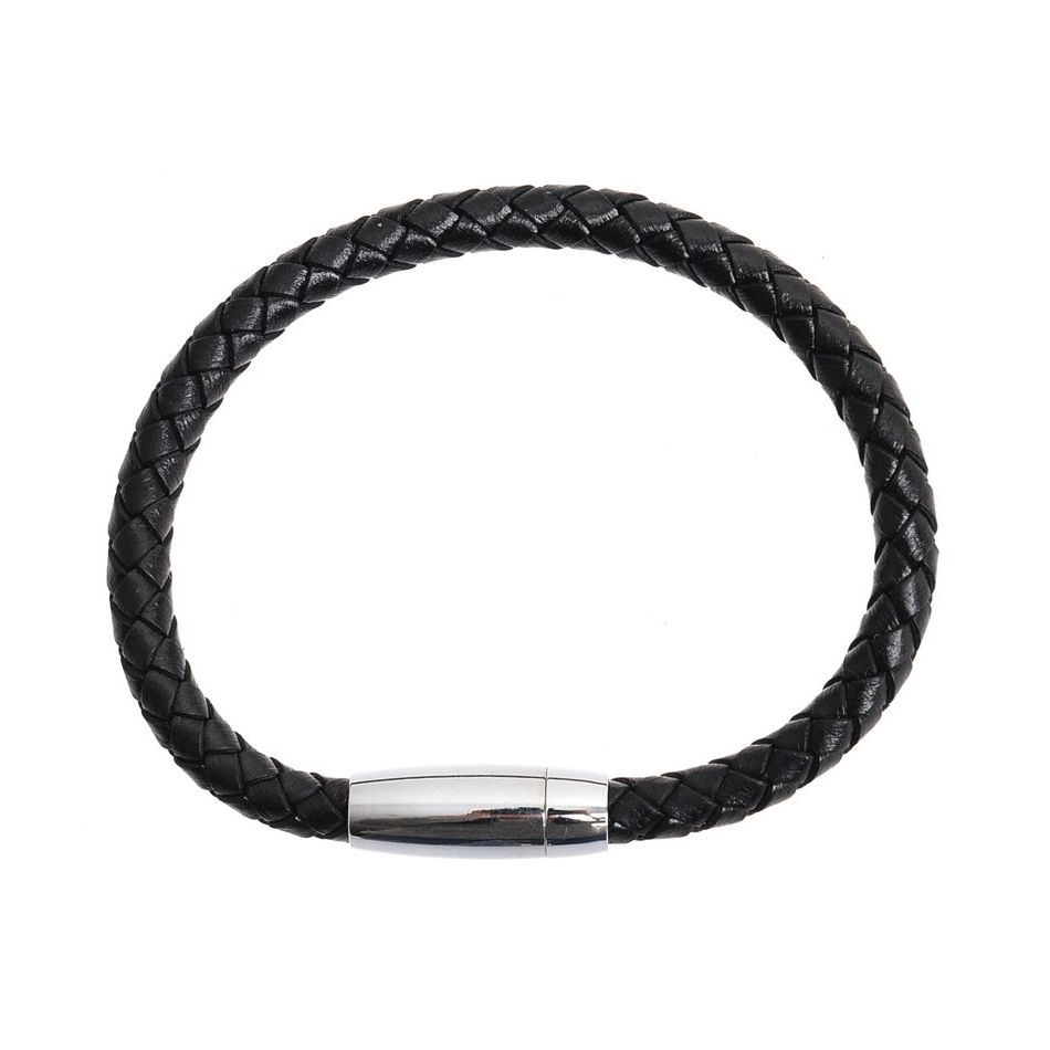 MAN LEATHER MAGNET BRACELET