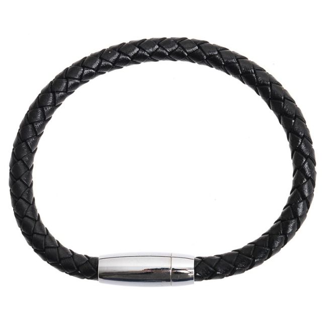 MAN LEATHER MAGNET BRACELET