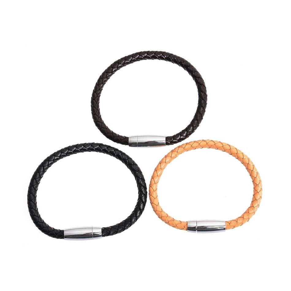 PULSERA HOMBRE CUERO IMÁN