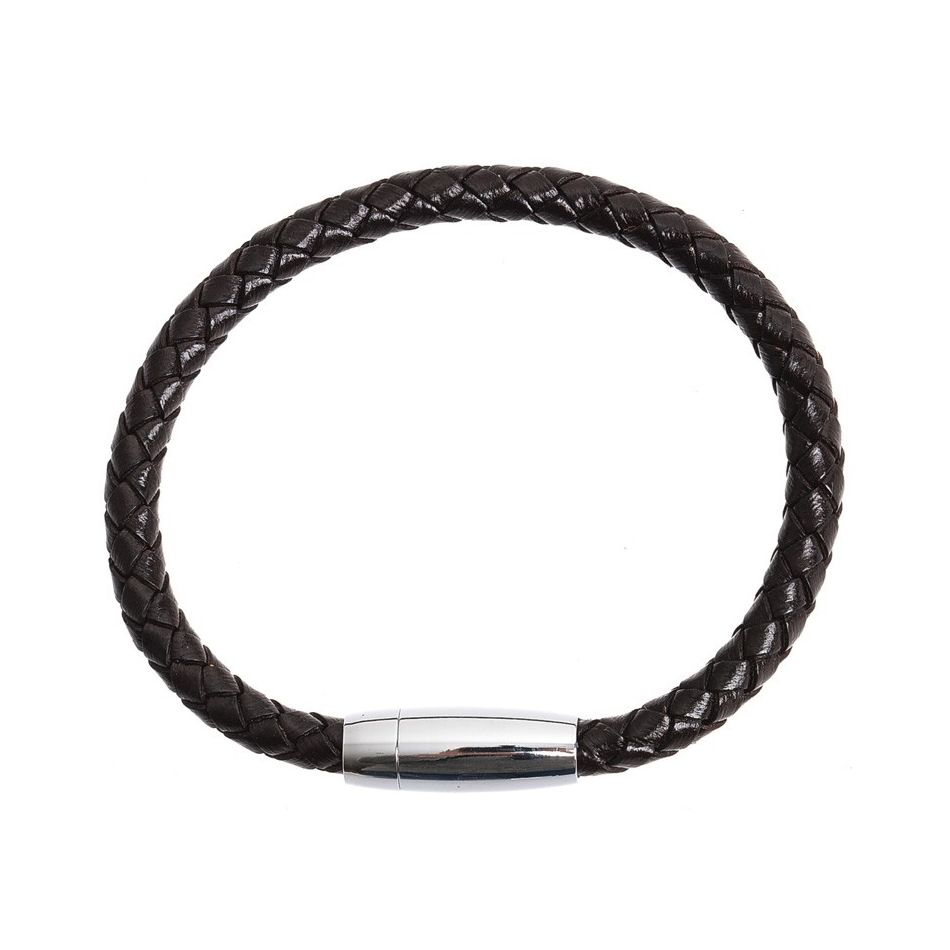 MAN LEATHER MAGNET BRACELET