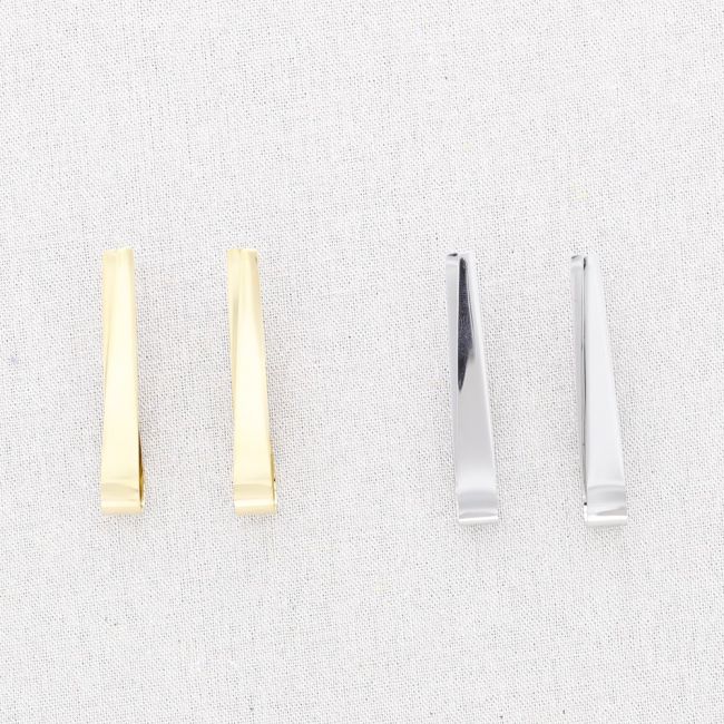 U SHAPE STEEL EARRINGS