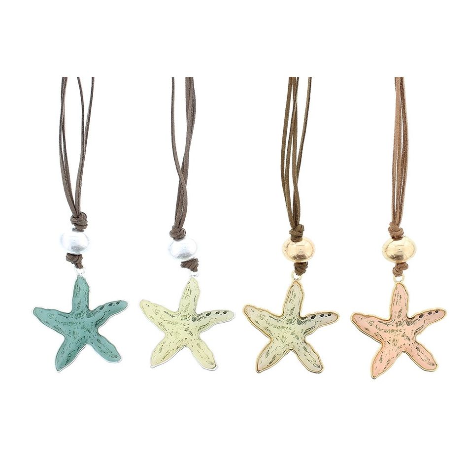 LONG PENDANT NECKLACE STARFISH