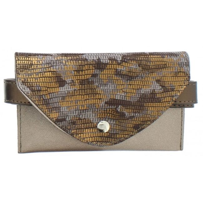 FLAT LEATHER BELT BAG 17.5*21CM