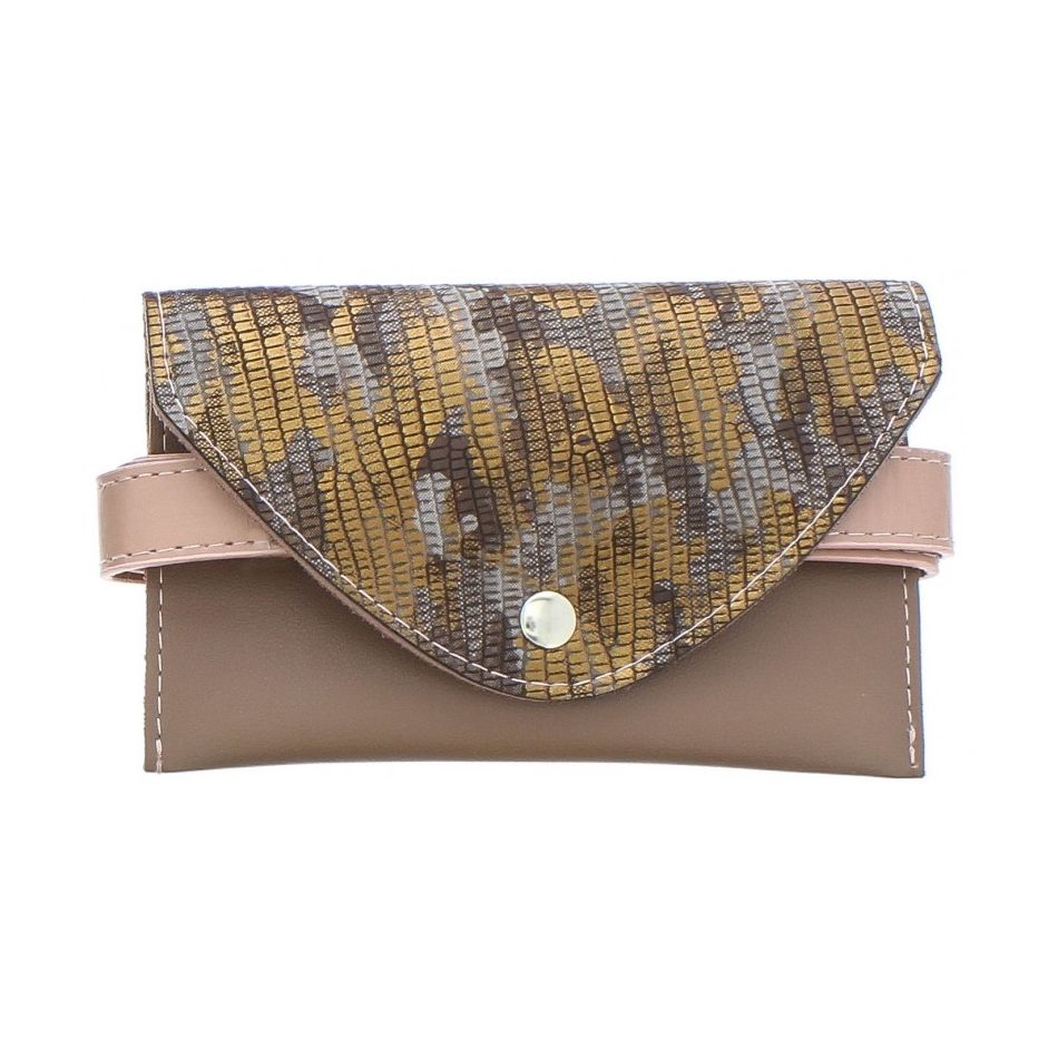 FLAT LEATHER BELT BAG 17.5*21CM
