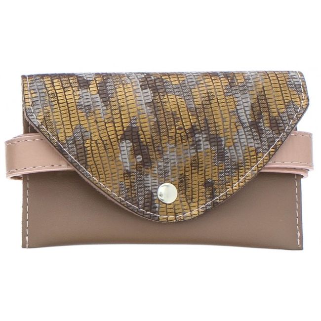 FLAT LEATHER BELT BAG 17.5*21CM