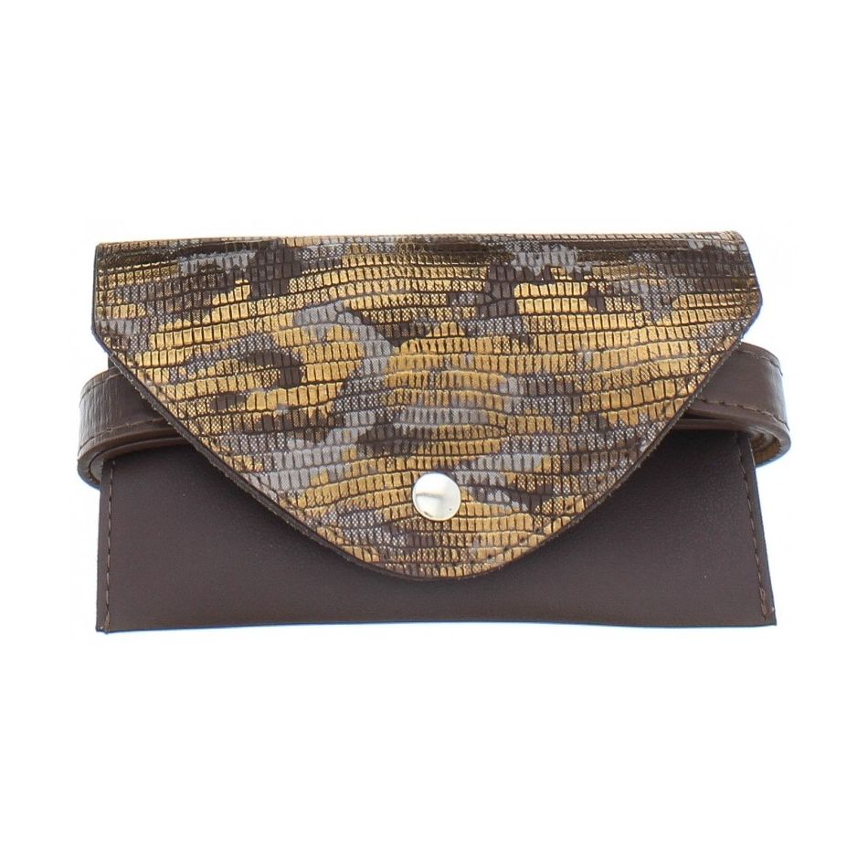 FLAT LEATHER BELT BAG 17.5*21CM