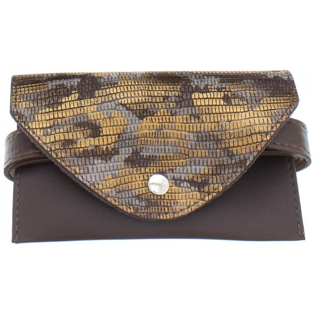 FLAT LEATHER BELT BAG 17.5*21CM