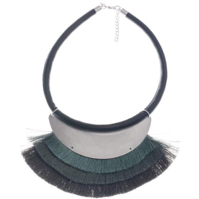 GARGANTILLA COLGANTE METAL TRIPLE FLECO