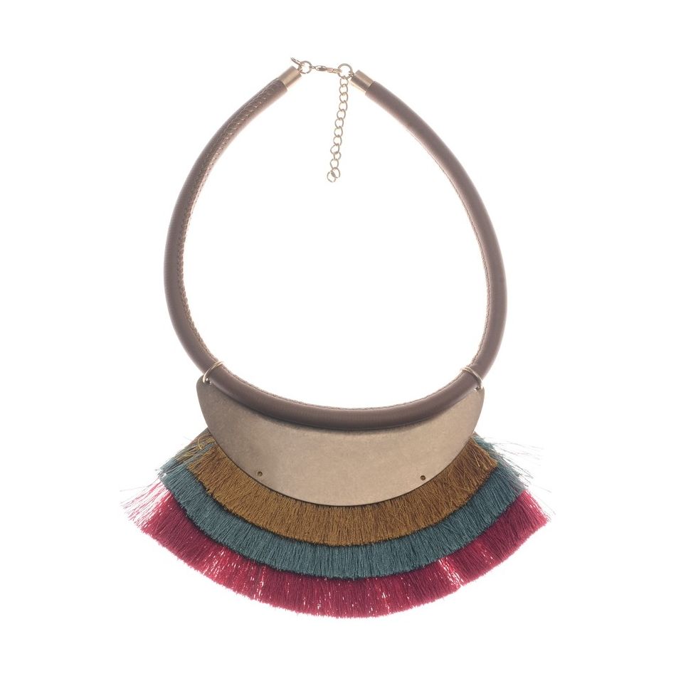 GARGANTILLA COLGANTE METAL TRIPLE FLECO