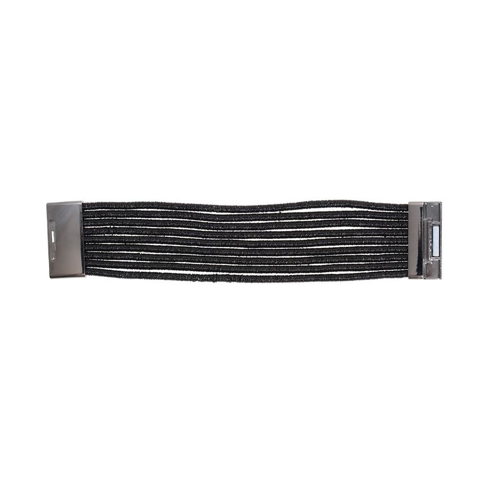 5 ROWS METALLIC FINISH BRACELET