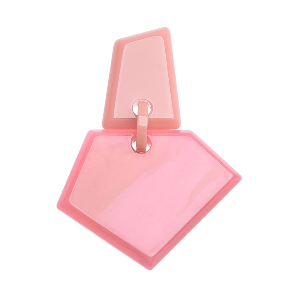 RESIN GEOMETRIC SHAPE BROOCH
