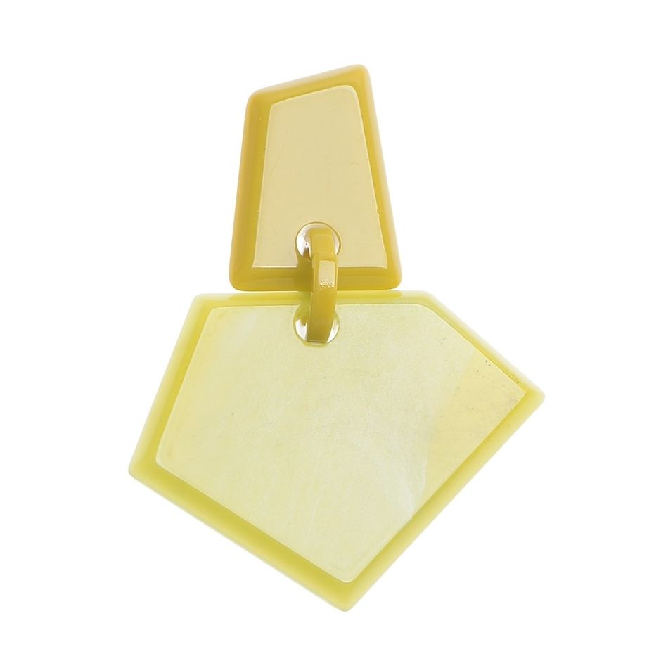 BROCHE FORMA GEOMÉTRICA RESINA