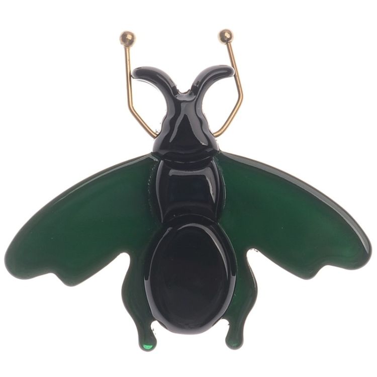 BROCHE INSECTO RESINA PATAS METAL