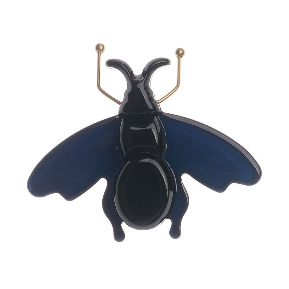 BROCHE INSECTO RESINA PATAS METAL