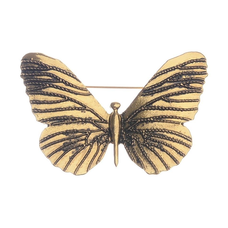 METAL BUTTERFLY BROOCH