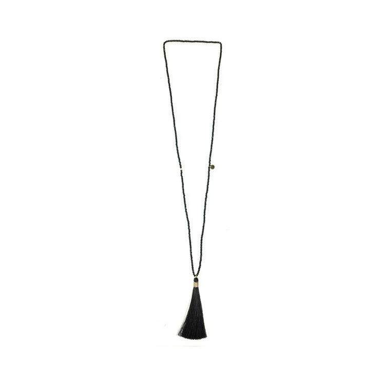 COLLAR LARGO CRISTALES COLGANTE FLECO 2