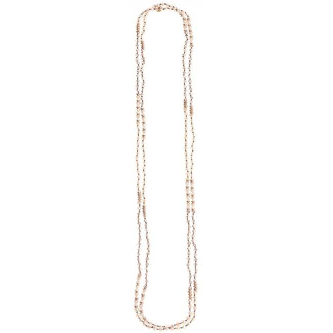 LONG NECKLACE WITH FACETED BEADS 1.6M