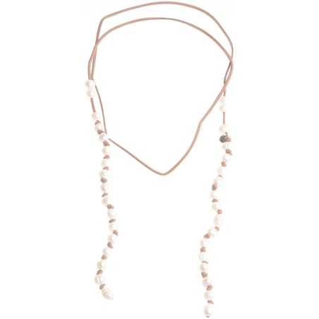 CULTURED PEARL PENDANTS LONG NECKLACE