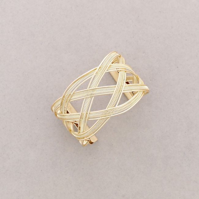 BRAIDED METAL BRACELET