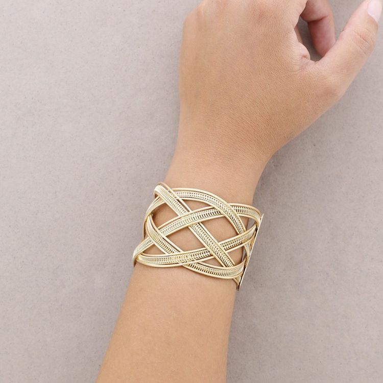 BRAIDED METAL BRACELET 2