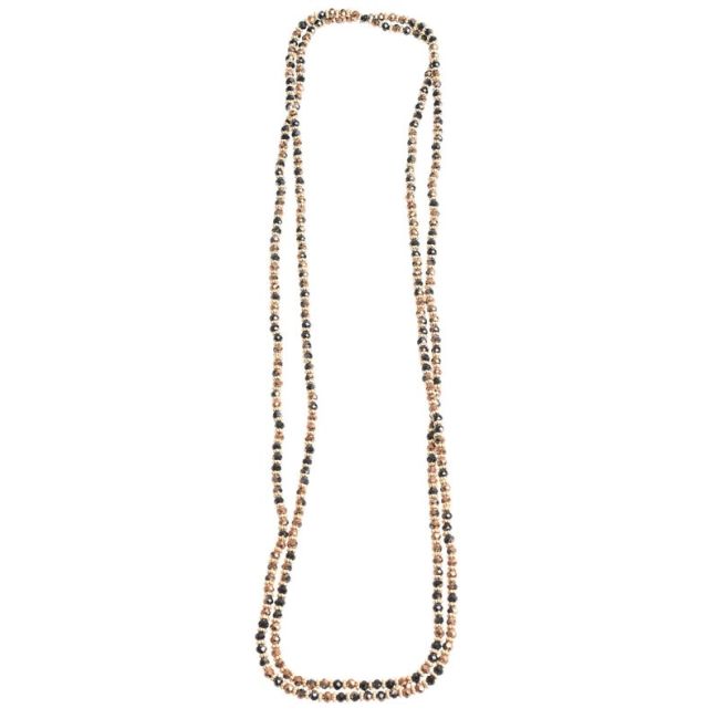 COLLAR LARGO CRISTALES 4MM