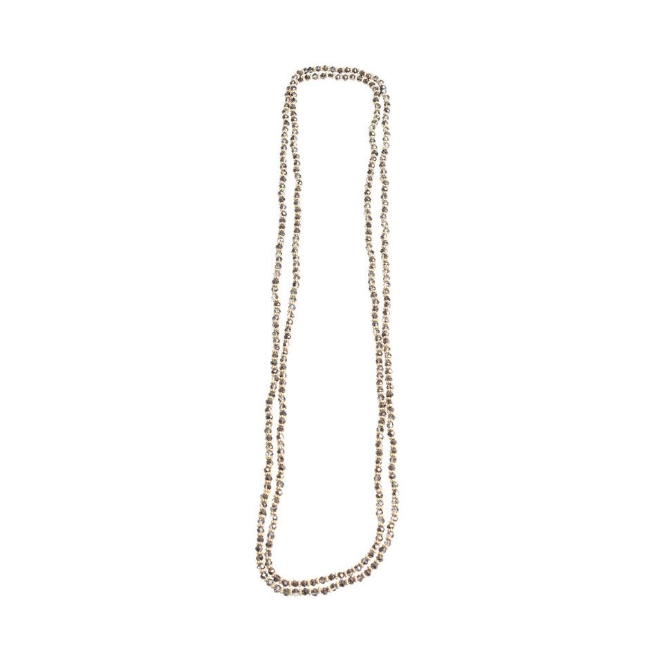 LONG CRYSTAL NECKLACE 4MM